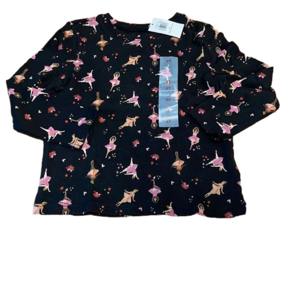 48.OLD navy new with tag 2 t long sleeve girls top